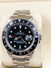 Rolex GMT Master II 16710 Black Dial Stainless Steel 2002