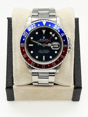 Rolex GMT Master 16700 Swiss Only Dial Pepsi Red and Blue Stainless Steel