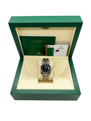 Rolex Datejust 41 126300 Black Dial Stainless Steel Box Paper