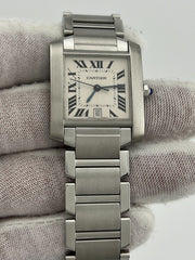 Cartier Tank Française 2302 W51002Q3 Stainless Steel Box Booklet