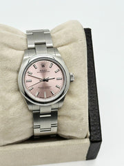 2024 Rolex Ladies Oyster Perpetual 276200 28mm Pink Dial Stainless Box Paper