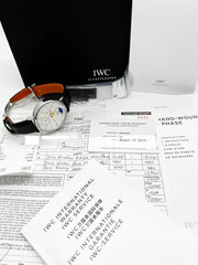 IWC IW516401 Portofino Hand-Wound Moon Phase 45mm Stainless Steel Box Paper