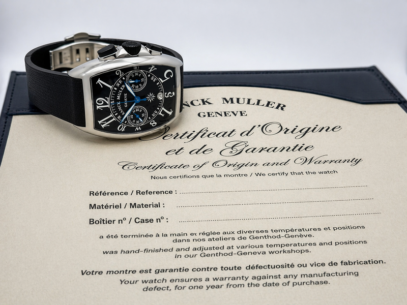 Franck Muller Mariner 8080 CC AT MAR 40mm Stainless Steel Box Certific