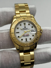 Rolex 168628 Yacht Master Midsize 35mm 18K Yellow Gold Rolex Box