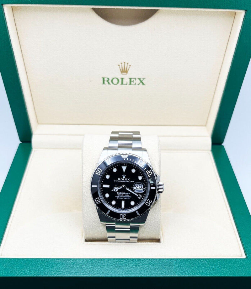 Rolex Submariner 126610 41mm Black Dial Stainless Steel Box Papers 2021