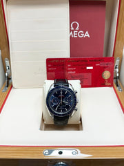 Omega 304.33.44.52.03.001 Speedmaster Moonphase Blue Dial Stainless Box Paper