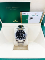 Rolex Datejust 41 126300 Black Dial Stainless Steel Box Paper