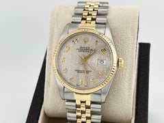 Rolex Datejust 16013 36mm Jubilee Arabic Dial 18K Yellow Gold Stainless Steel