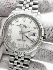 Rolex 126234 Datejust Roman Diamond 6 and 9 Steel Box Paper 2020