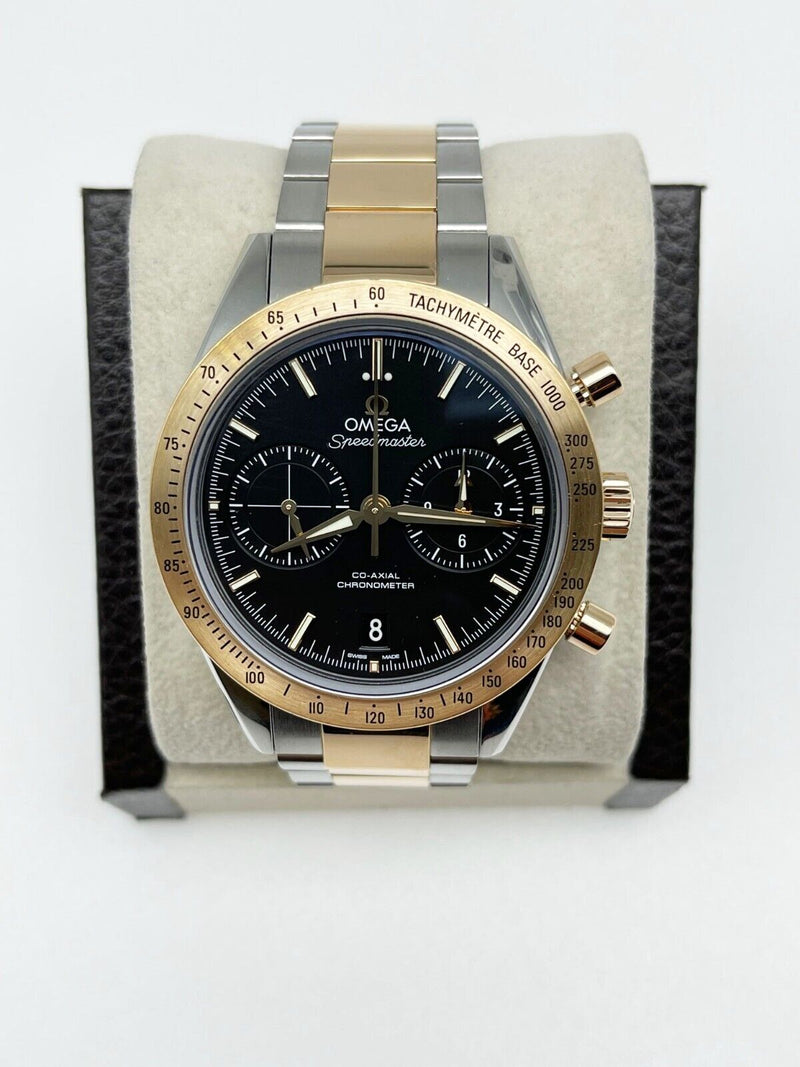 Omega Speedmaster 57 331.20.42.51.01.002 18K Rose Gold Stainless Steel Box Paper