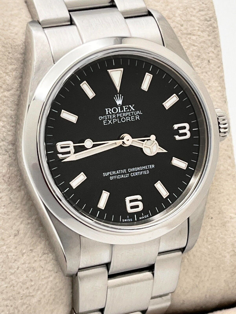 Rolex Explorer 114270 Black Dial 36mm Stainless Steel