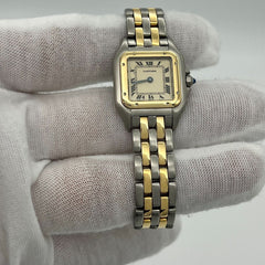 Panthère de Cartier Small W25029B6 Ref 66921 18K Yellow Gold Stainless Steel