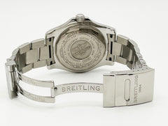 Breitling A32390 Avenger II GMT Blue Dial Stainless Steel Box Paper