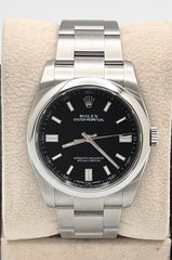 Rolex Oyster Perpetual 126000 Black Dial 36mm Stainless Steel Box