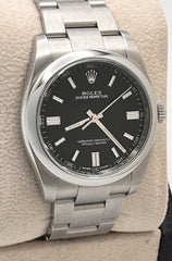 Rolex Oyster Perpetual 126000 Black Dial 36mm Stainless Steel Box