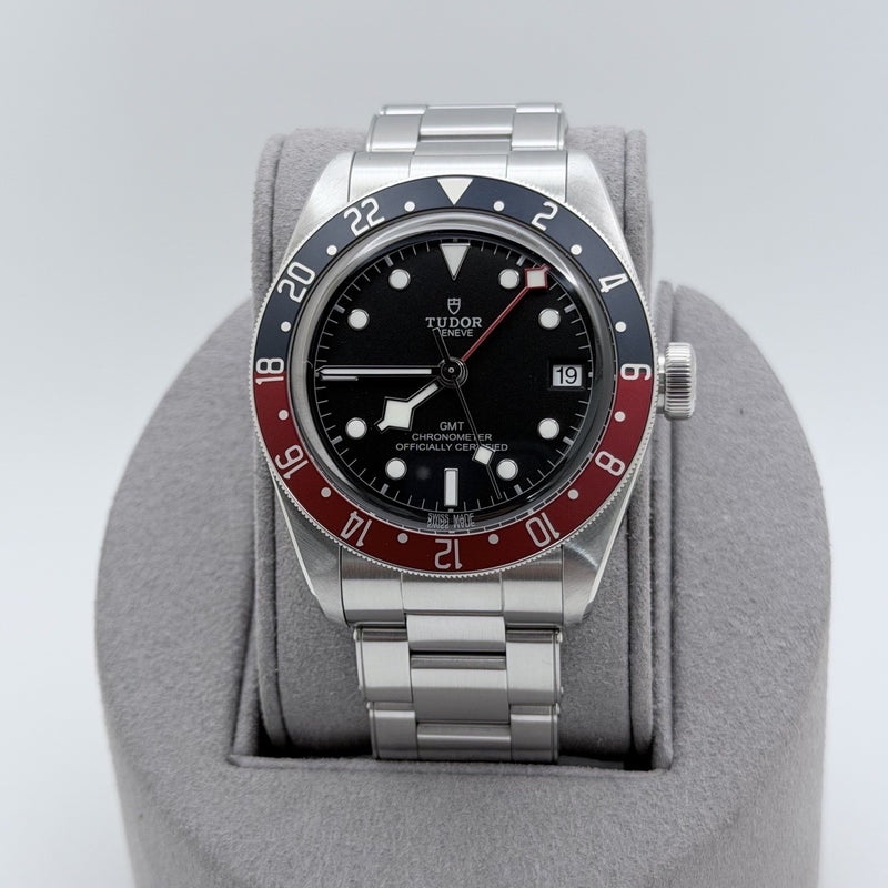 Tudor Black Bay GMT Pepsi 79830RB Red Blue Bezel Stainless Steel Box P