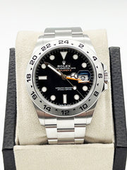 Rolex Explorer II 226570 Black Dial Stainless Steel Box Paper 2023