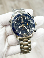 Omega 215.30.46.51.03.001 Seamaster Planet Ocean Chronograph Steel Box Paper