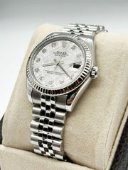 Rolex Datejust Midsize 31mm 178274 Meteorite Diamond Dial Steel 18K Gold Box