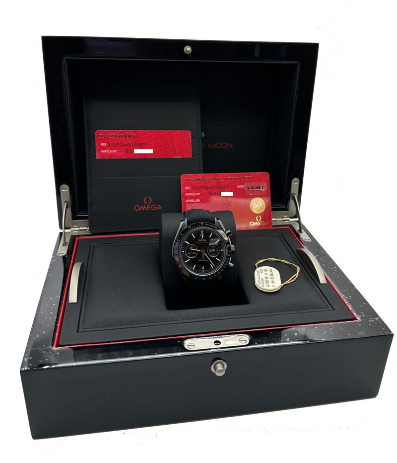 Omega 311.92.44.51.01.007 Speedmaster Dark Side of the Moon Ceramic Box Paper