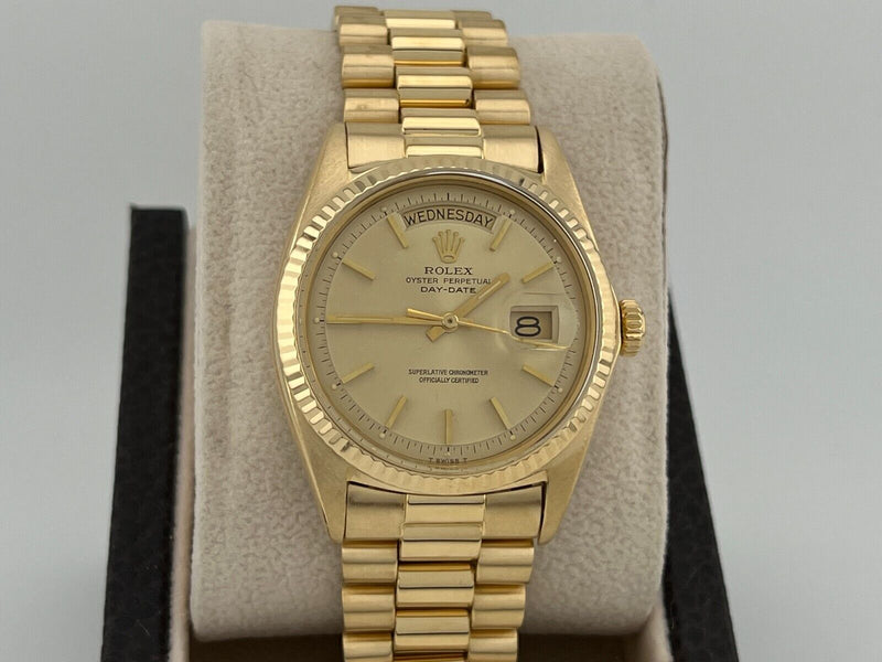 Rolex President Day Date 1803 36mm Champagne Dial 18K Yellow Gold