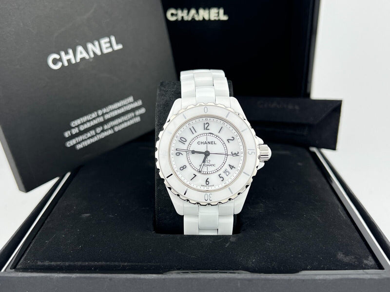 Chanel J12 H5700 White Ceramic Stainless Steel Automatic 38mm Box