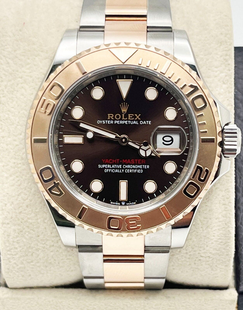 Rolex Yacht Master 126621 Chocolate Dial 18K Rose Gold Stainless Box Paper 2021