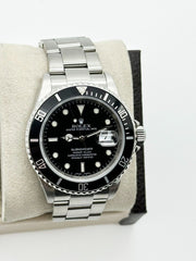 Rolex 16610 Submariner Date Black Dial Stainless Steel 2005 Box Paper