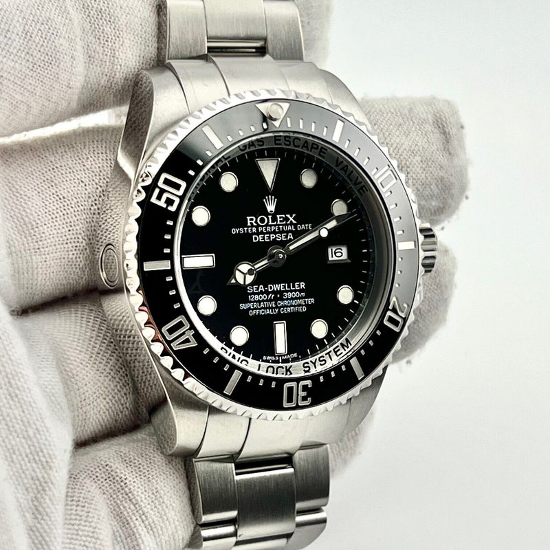 Rolex Sea Dweller Deepsea 116660 44mm Black Ceramic Stainless Steel