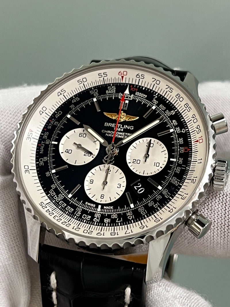 Breitling AB0127 Navitimer 01 Chronograph 46mm Stainless Steel Box Booklet