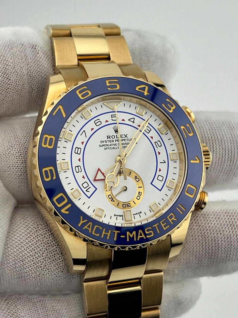 Rolex Yacht Master II 116688 Blue Ceramic 44mm 18K Yellow Gold Box Paper 2022