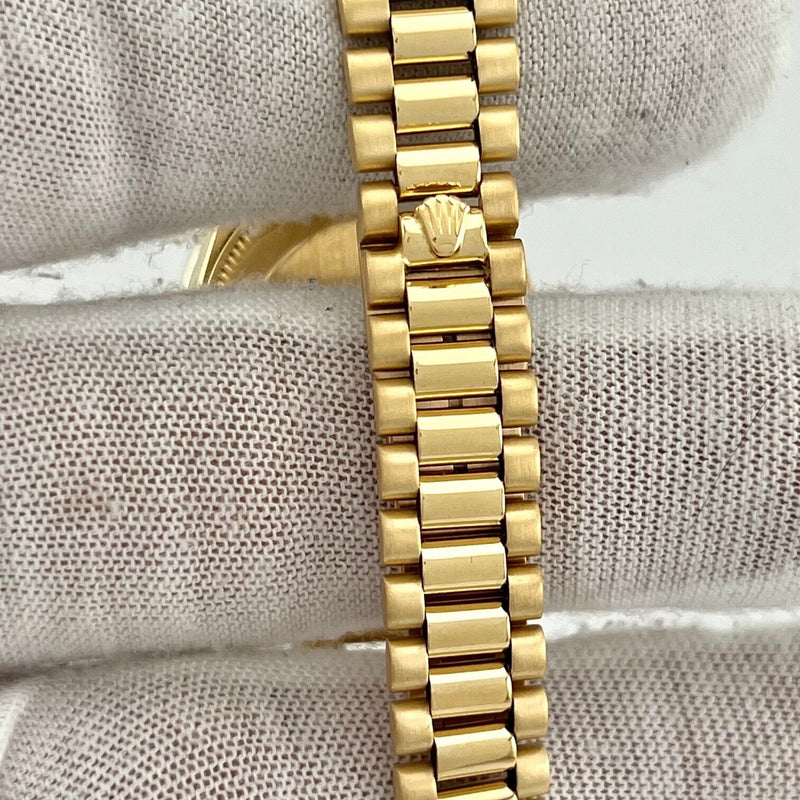 Rolex Ladies President 6917 MOP Diamond Dial Diamond Bezel 18K Yellow Gold