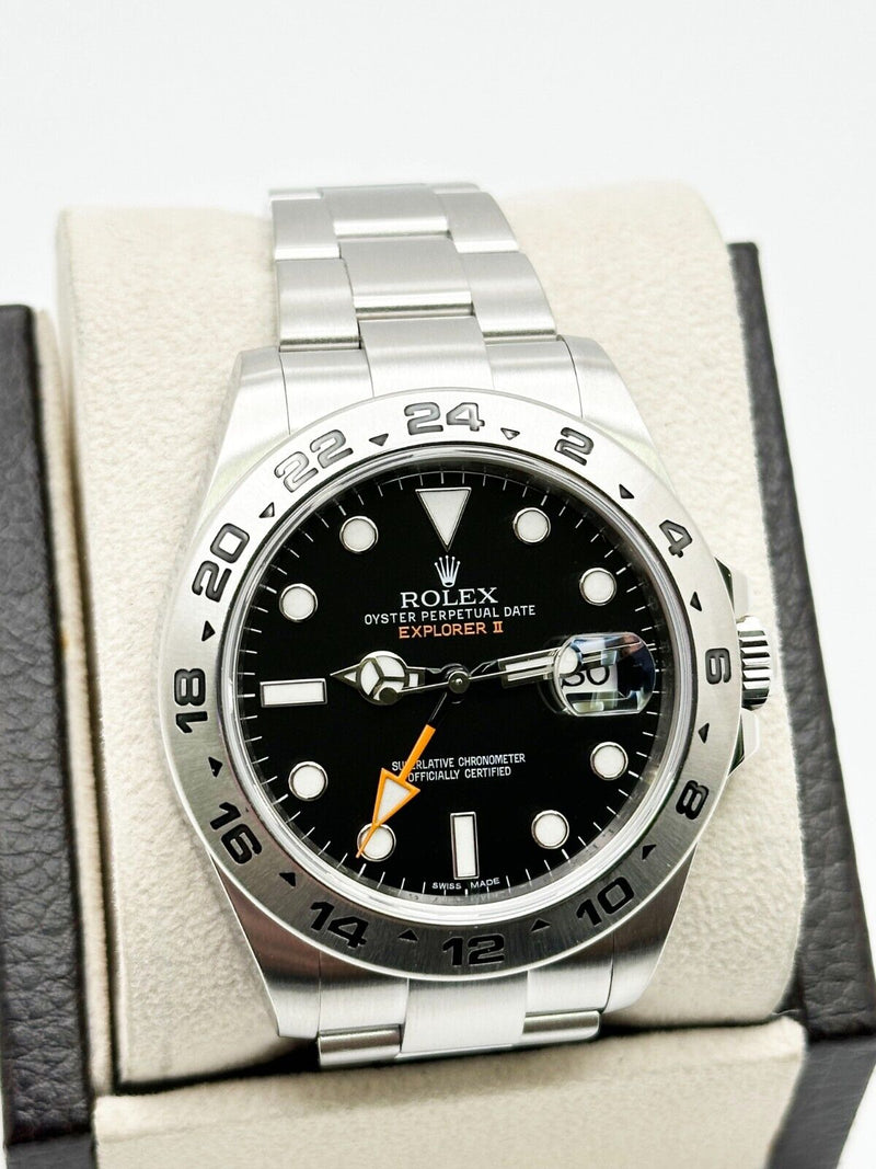 Rolex 216570 Explorer II Black Dial Stainless Steel Box 42mm