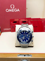 Omega 215.30.46.51.03.001 Seamaster Planet Ocean Chronograph Steel Box Paper