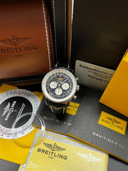 Breitling AB0127 Navitimer 01 Chronograph 46mm Stainless Steel Box Booklet