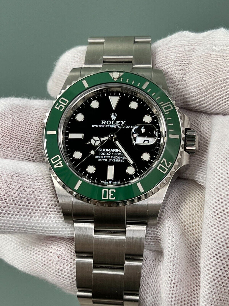 Rolex Submariner Starbucks 126610LV 41mm Green and Black Ceramic Steel Box Paper