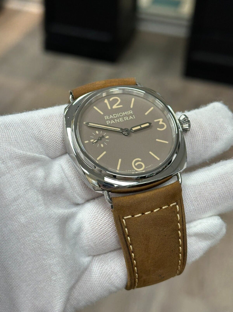 Panerai PAM01385 PAM 1385 45mm Luminor Officine Brown Dial Box Paper 2023