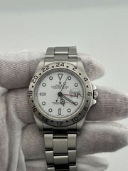 Rolex Explorer II 16570 40mm White Dial Stainless Steel Box Papers 2004