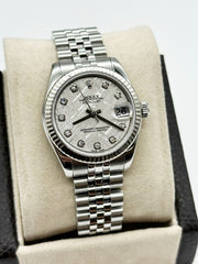 Rolex Datejust Midsize 31mm 178274 Meteorite Diamond Dial Steel 18K Gold Box