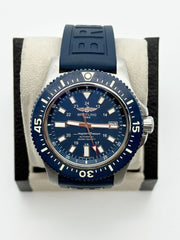 Breitling Y17393 Superaocean 44 Special Blue Stainless Steel Rubber Strap