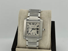 Cartier Tank Française 2302 W51002Q3 Stainless Steel Box Booklet