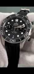 Omega 210.32.44.51.01.001 Seamaster Black Dial Rubber Strap Box Paper 2023