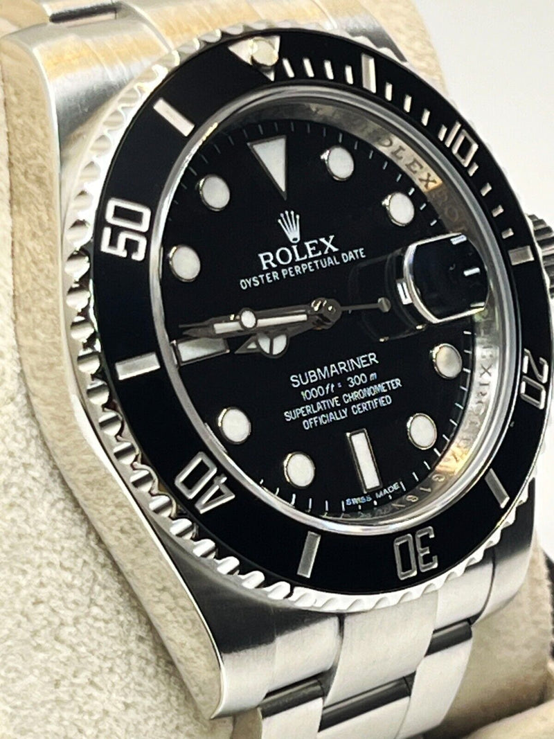 Rolex Submariner Ceramic 116610 Black Dial Stainless Steel 40mm Box Booklet