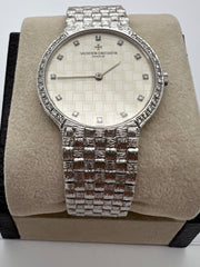 Vacheron Constantin Patrimony Diamond Hour Markers 18K White Gold
