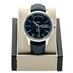 Omega De Ville Hour Vision Annual Calendar 431.33.41.22.03.001 Blue Dial Steel