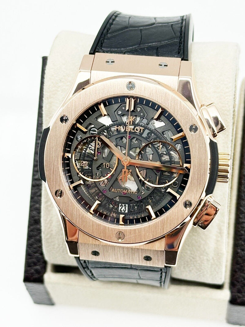 Hublot 525.OX.0180.LR  Classic Fusion Aerofusion Chronograph 45mm 18K Rose Gold