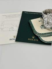 Rolex Daytona 116520 White Dial Stainless Steel Box Booklet