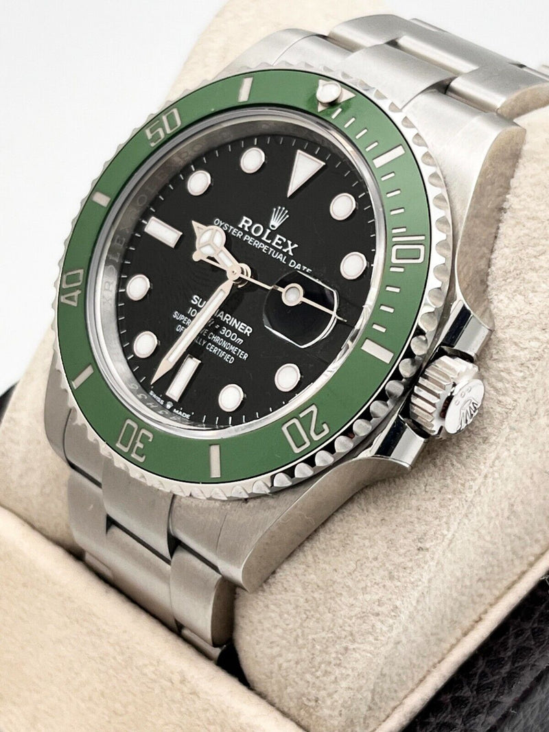 2024 Rolex Submariner Starbucks 126610LV 41mm Green Black Steel Box Paper