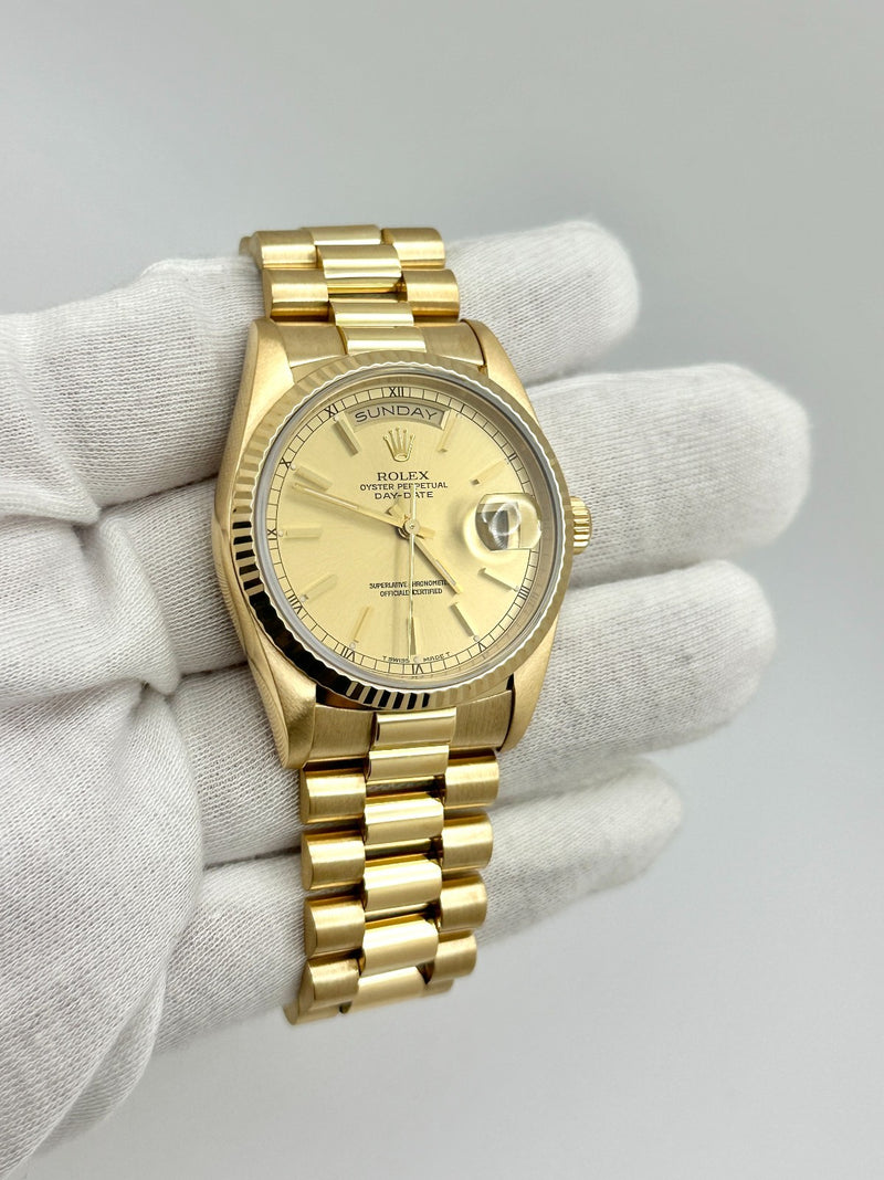  クラブワールドカップ　テラパス 2008 サイズ5 Van Cleef & Arpels Rolex Day Date President 18238 VCA 18K Yellow Gold
