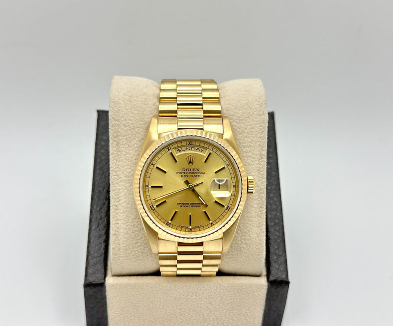 Van Cleef & Arpels Rolex Day Date President 18238 VCA 18K Yellow Gold